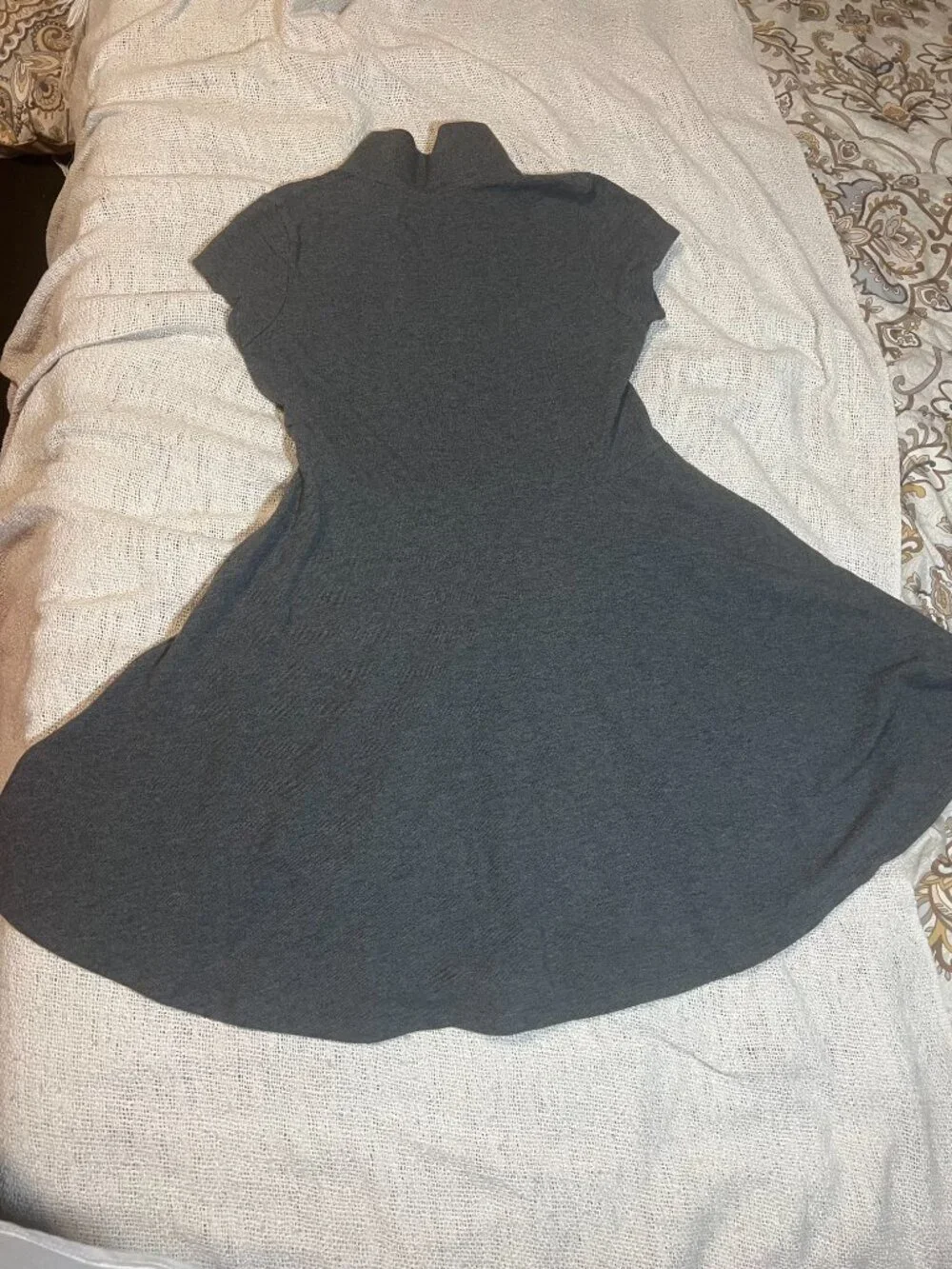 The Children's Place Girls Gray Polo Dress – Size XL 14